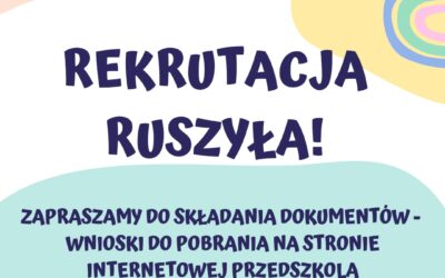 Rekrutacja ruszyła!